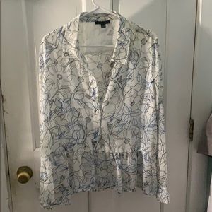 Tommy Hilfiger super cute collar shirt blouse